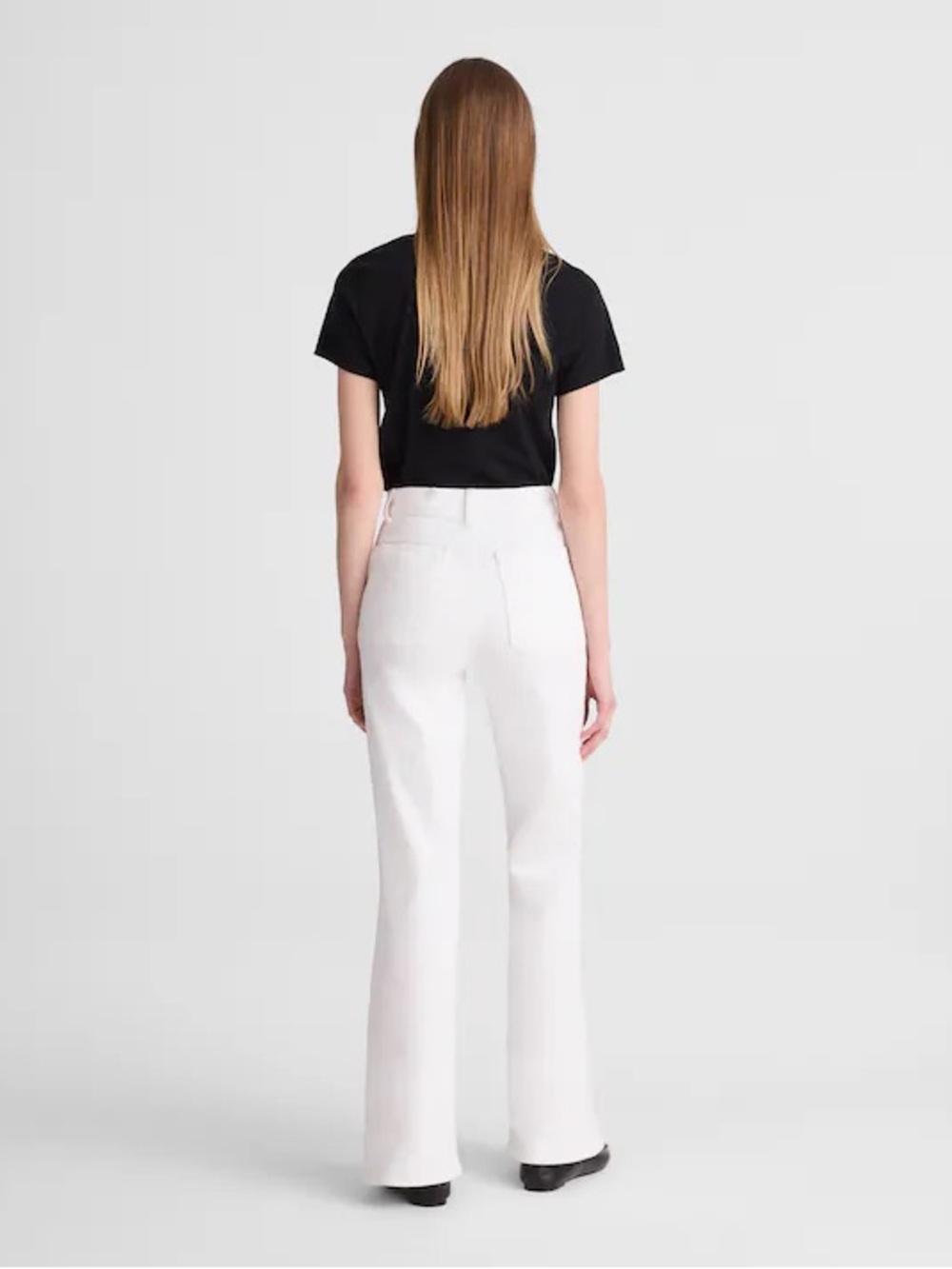 Madewell Emmy Wide Leg Jeans White size 30 NWT Super Stretch Denim - Picture 2 of 9
